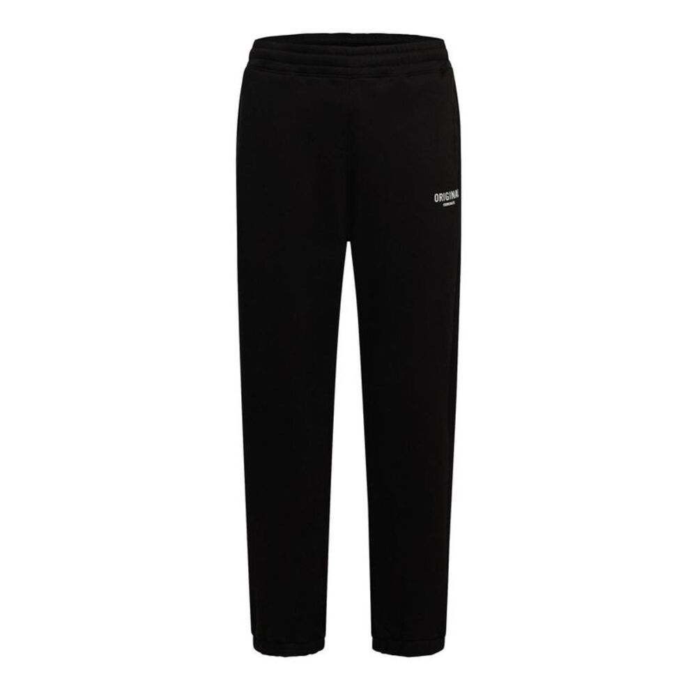 Essentials Mens Fleece Relaxed Fit Joggers / Black